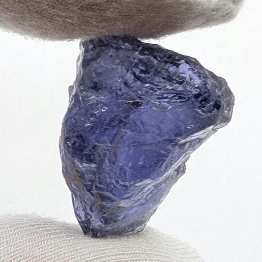 Gemmy Iolite Crystal, India - Pleochroic Violet to Yellow Mineral Specimen