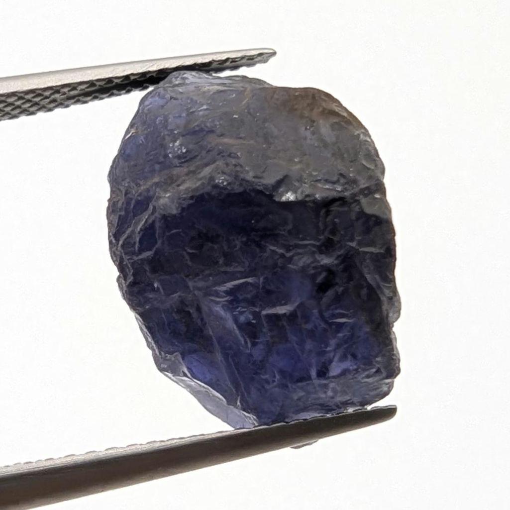 Gemmy Iolite Crystal, India - Pleochroic Purple to Yellow Mineral Specimen