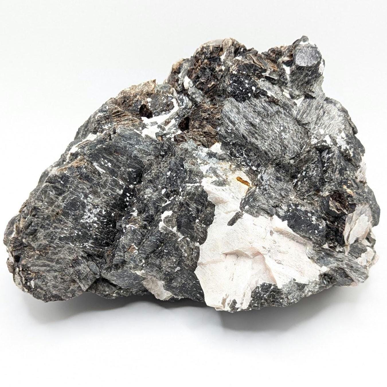 2.43kg Fluororichterite & Calcite - George Earle Farm, Wilberforce, Ontario - Rare Canadian Amphibole Mineral Specimen