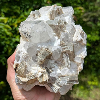 3.08kg Quartz with Muscovite - Shigar Valley, Gilgit-Baltistan, Pakistan - Natural Crystal Cluster Mineral Specimen