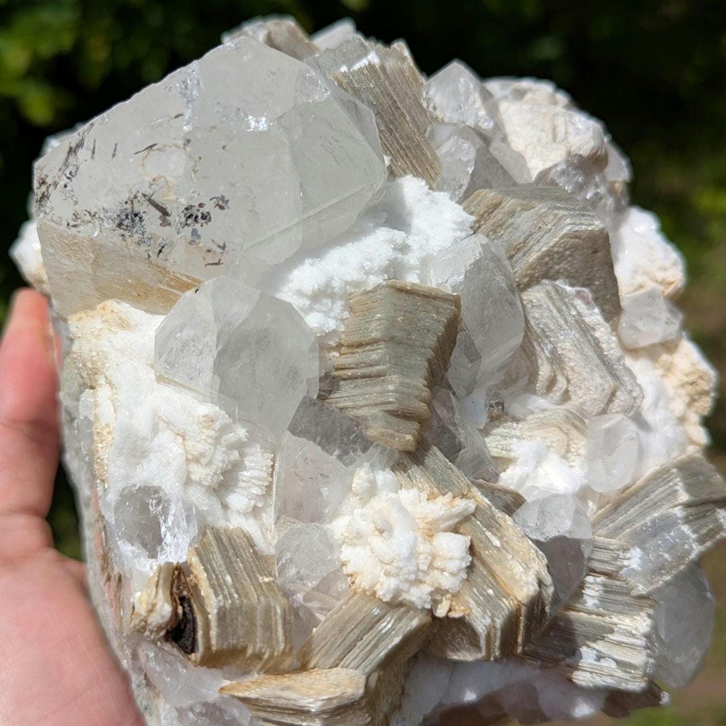 3.08kg Quartz with Muscovite - Shigar Valley, Gilgit-Baltistan, Pakistan - Natural Crystal Cluster Mineral Specimen