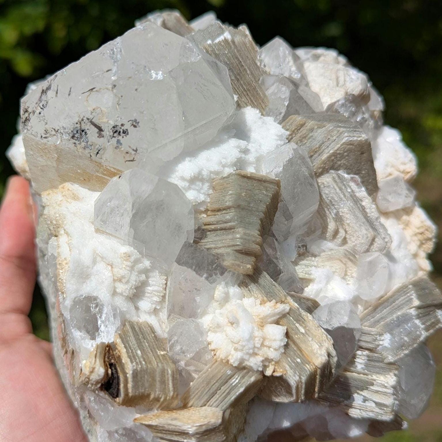 3.08kg Quartz with Muscovite - Shigar Valley, Gilgit-Baltistan, Pakistan - Natural Crystal Cluster Mineral Specimen