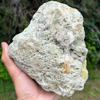 2.03kg Prehnite on Barite - Imilchil, High Atlas, Morocco - Natural Green Prehnite Mineral Specimen
