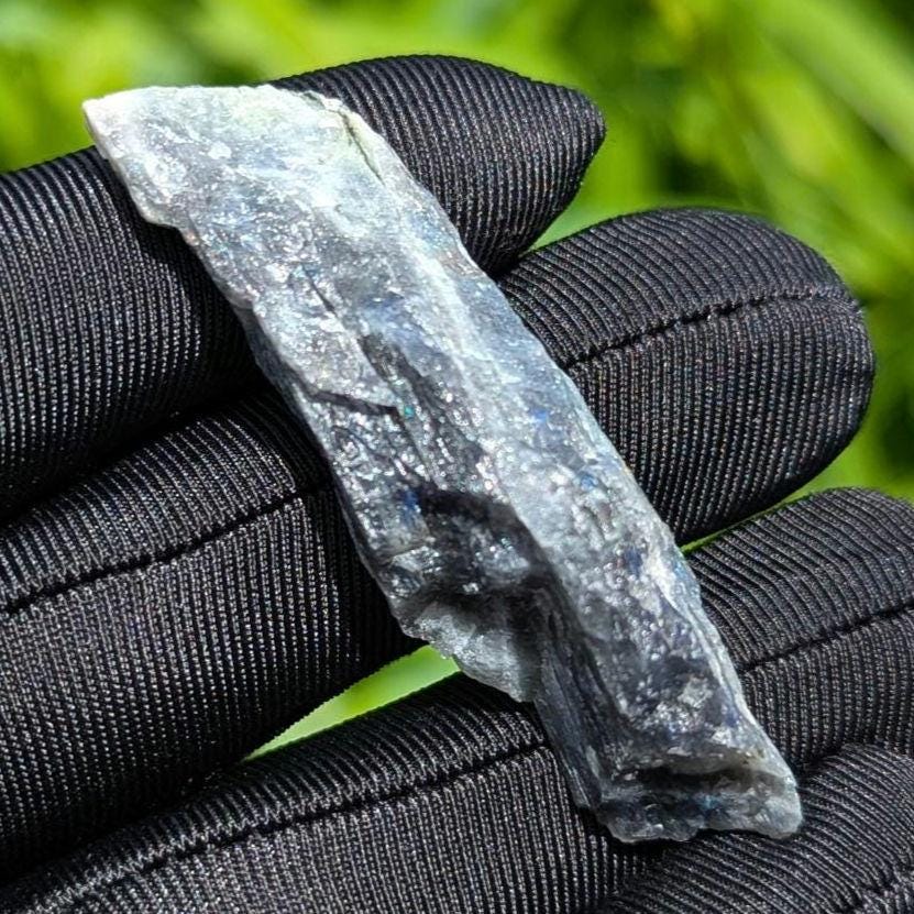 16g Blue Flash Canadian Labradorite - Tabor Island, Nain, Labrador, Canada - One Side Cut Rough Specimen - The Original Labradorite
