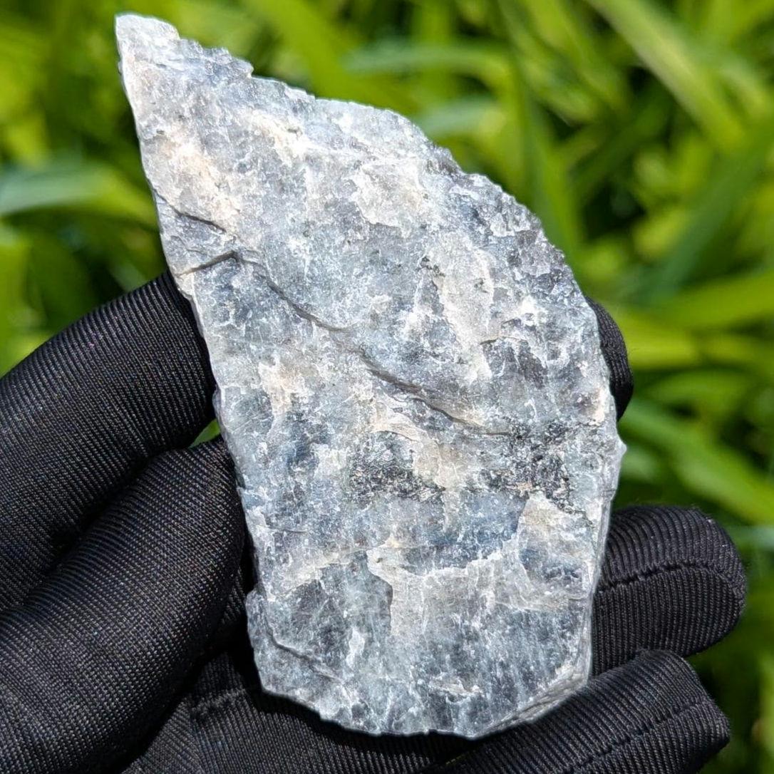 60g Blue Flash Canadian Labradorite Slab - Tabor Island, Nain, Labrador, Canada - Rough Labradorite Slice - The Original Labradorite