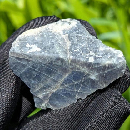 44g Blue Flash Canadian Labradorite Slab - Tabor Island, Nain, Labrador, Canada - Rough Labradorite Slice - The Original Labradorite