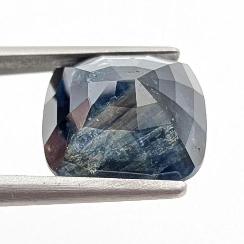 10.12ct Huge Dark Blue Sapphire - Queensland, Australia