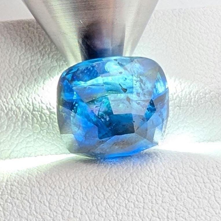 10.12ct Huge Dark Blue Sapphire - Queensland, Australia