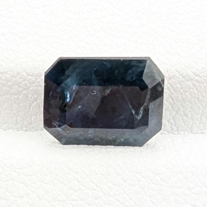 3.22ct Dark Blue Sapphire - Queensland, Australia - Heated Octagon Cut Loose Gemstone