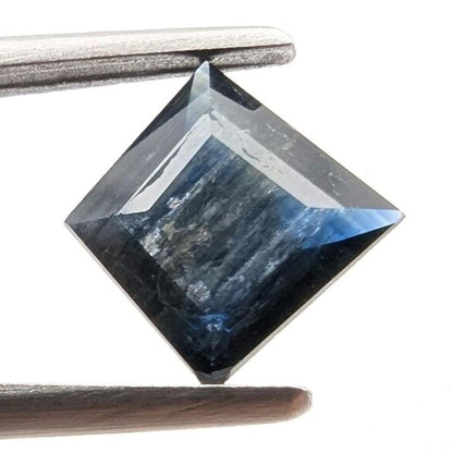 1.25ct Dark Blue Sapphire - Queensland, Australia - Heated Fancy Cut Loose Gemstone
