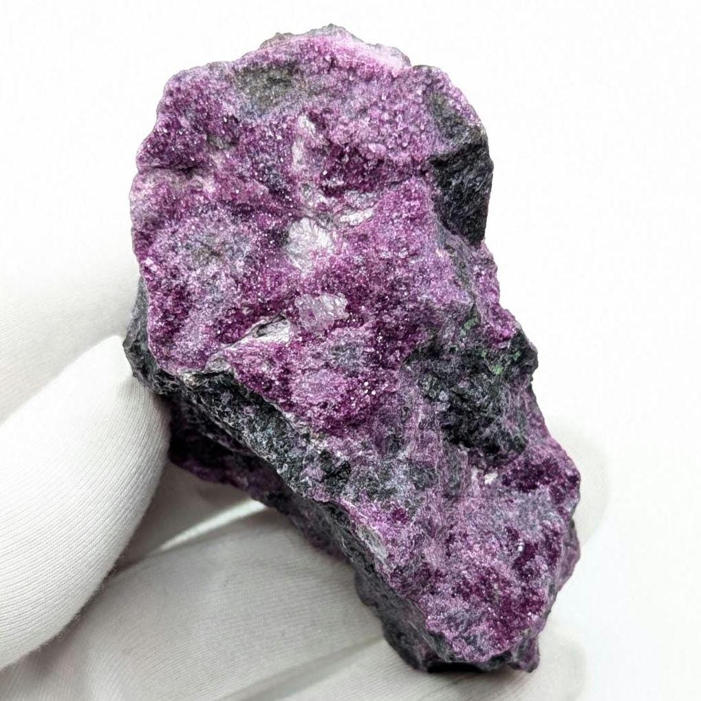 201g Kammererite - Kop Krom Mine, Erzurum, Turkey - Rare Purple Chrome Chlorite Mineral Specimen