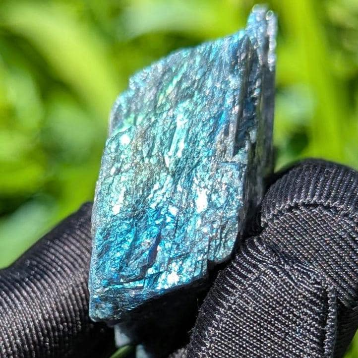69g Blue Flash Canadian Labradorite - Tabor Island, Nain, Labrador, Canada - Rough Specimen - The Original Labradorite