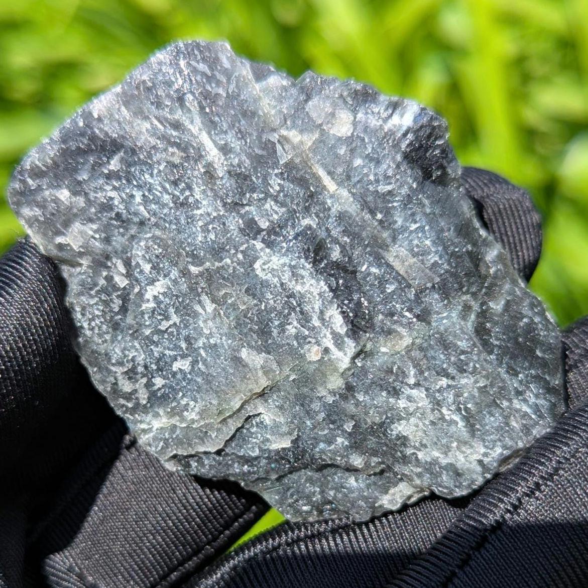 69g Blue Flash Canadian Labradorite - Tabor Island, Nain, Labrador, Canada - Rough Specimen - The Original Labradorite