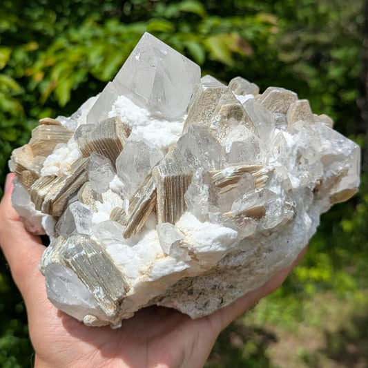 3.08kg Quartz with Muscovite - Shigar Valley, Gilgit-Baltistan, Pakistan - Natural Crystal Cluster Mineral Specimen