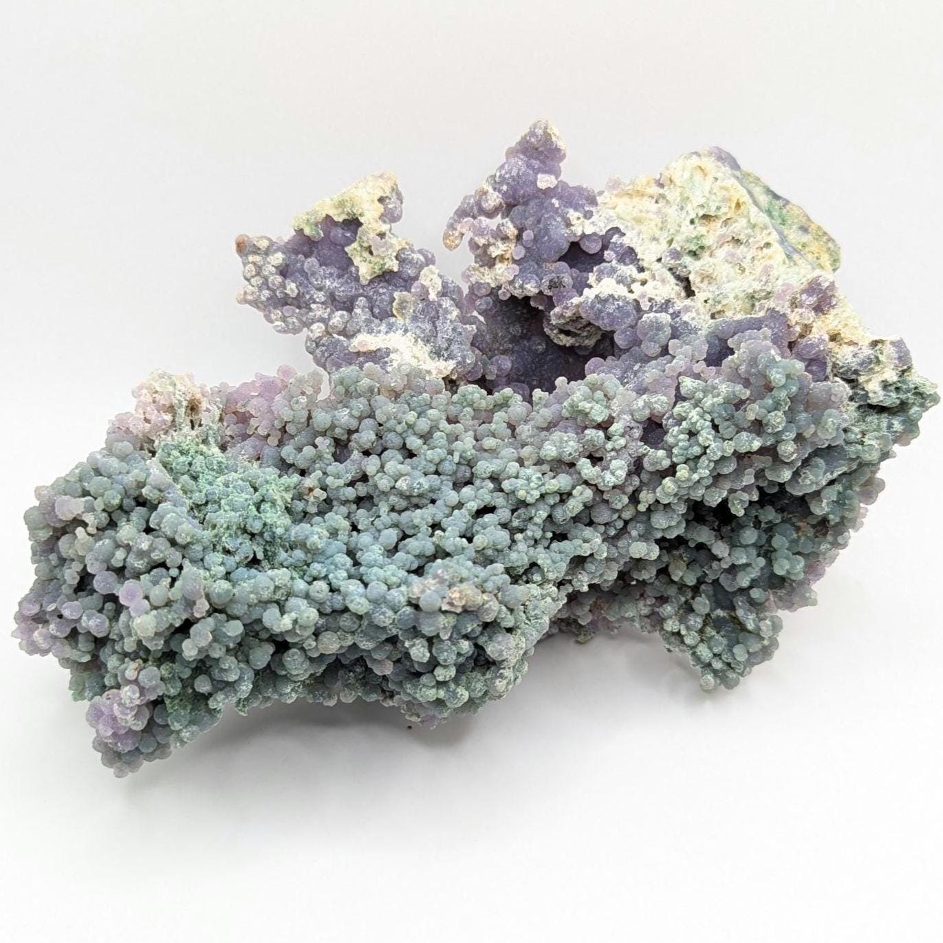 483g Grape Agate - Sulawesi, Indonesia - Botryoidal Purple Green Chalcedony Mineral Specimen