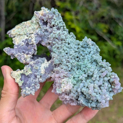 483g Grape Agate - Sulawesi, Indonesia - Botryoidal Purple Green Chalcedony Mineral Specimen