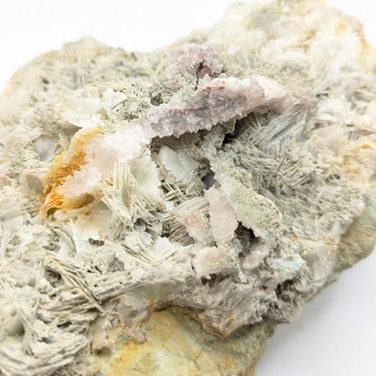 2.03kg Prehnite on Barite - Imilchil, High Atlas, Morocco - Natural Green Prehnite Mineral Specimen