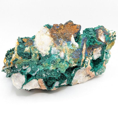 1.92kg Malachite with Azurite - Sidi Ayad, Morocco - Large Natural Malachite Mineral Specimen