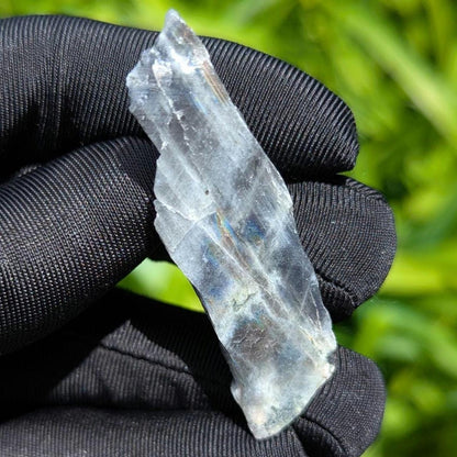 16g Blue Flash Canadian Labradorite - Tabor Island, Nain, Labrador, Canada - One Side Cut Rough Specimen - The Original Labradorite