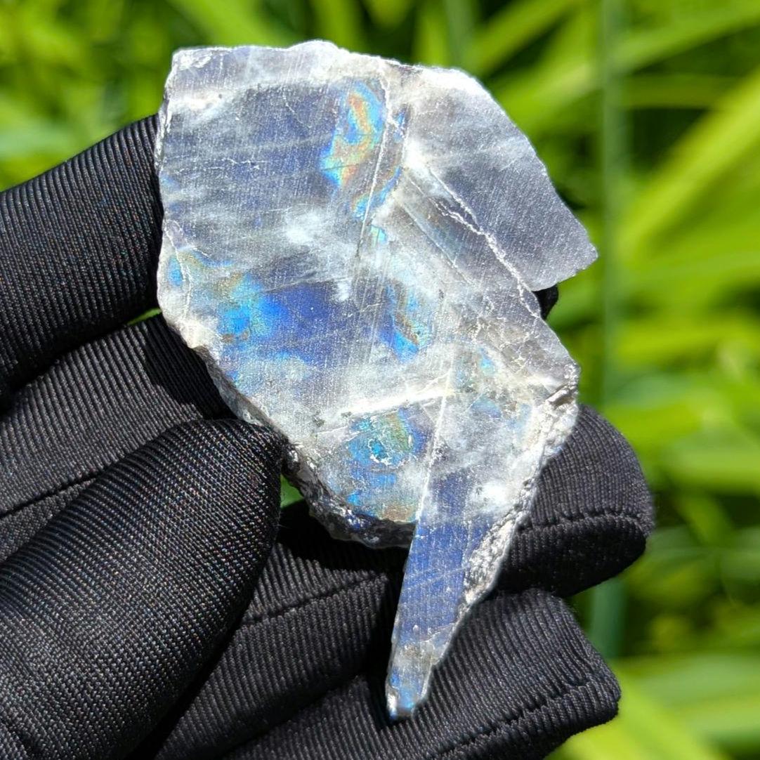 34g Canadian Labradorite Slab - Tabor Island, Nain, Labrador, Canada - Rough Specimen - The Original Labradorite