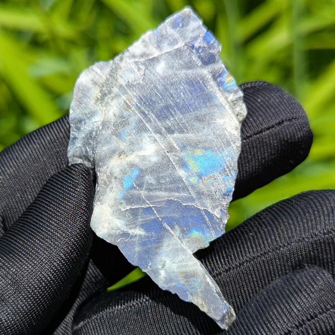 34g Canadian Labradorite Slab - Tabor Island, Nain, Labrador, Canada - Rough Specimen - The Original Labradorite