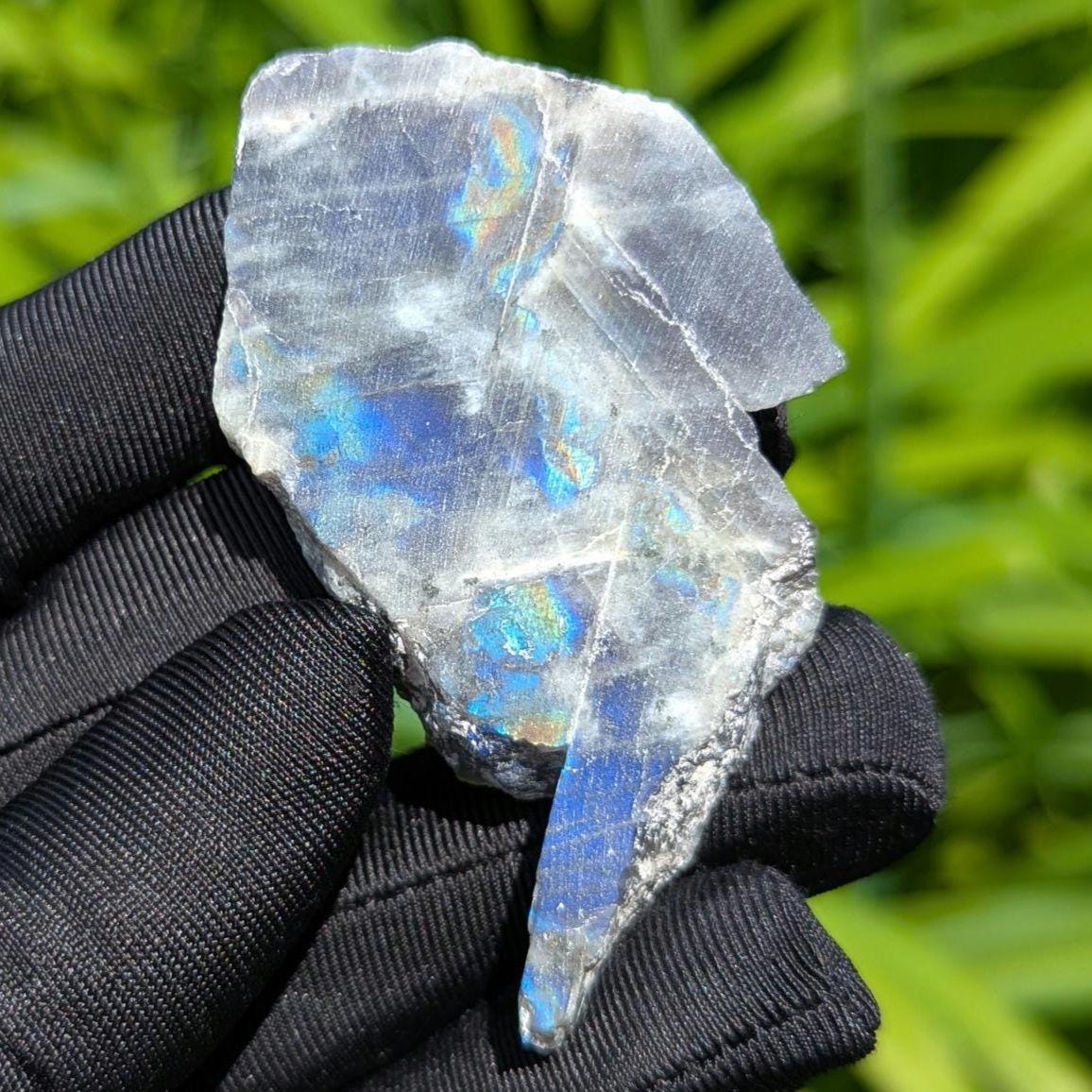 34g Canadian Labradorite Slab - Tabor Island, Nain, Labrador, Canada - Rough Specimen - The Original Labradorite