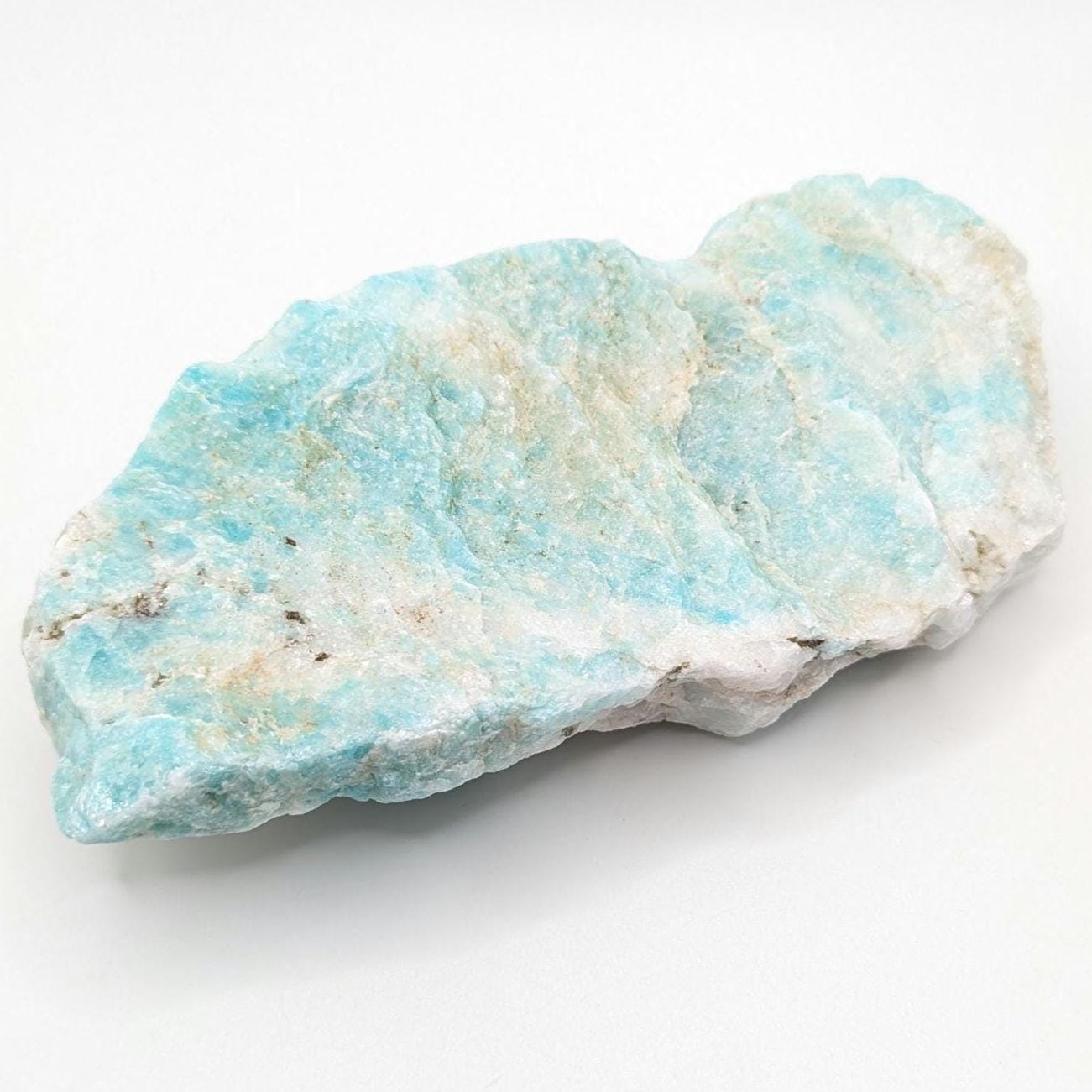 457g Amazonite - St-Ludger-de-Milot, Quebec, Canada - Natural Blue-Green Canadian Mineral Specimen
