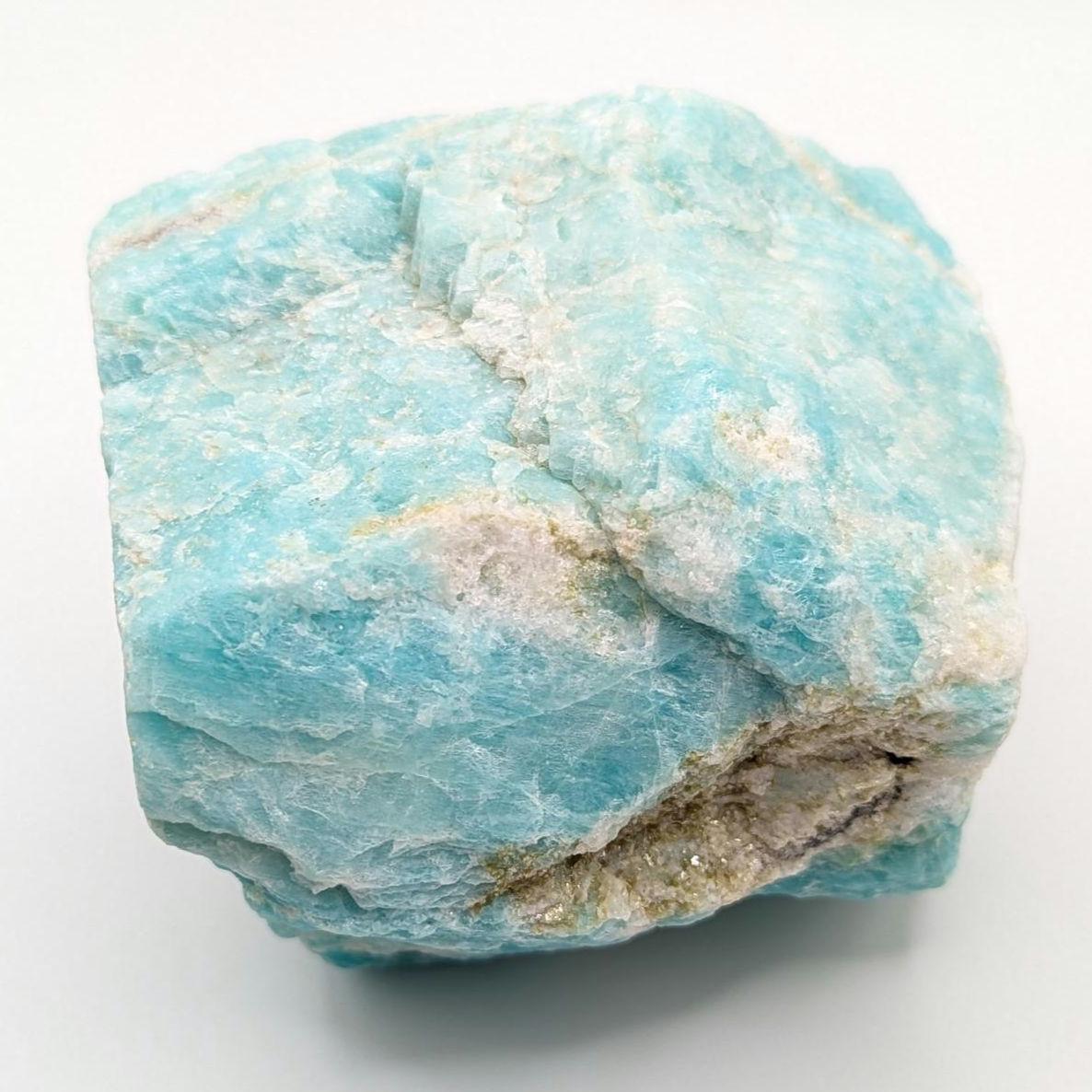 558g Amazonite with Muscovite - St-Ludger-de-Milot, Quebec, Canada - Natural Canadian Feldspar Specimen
