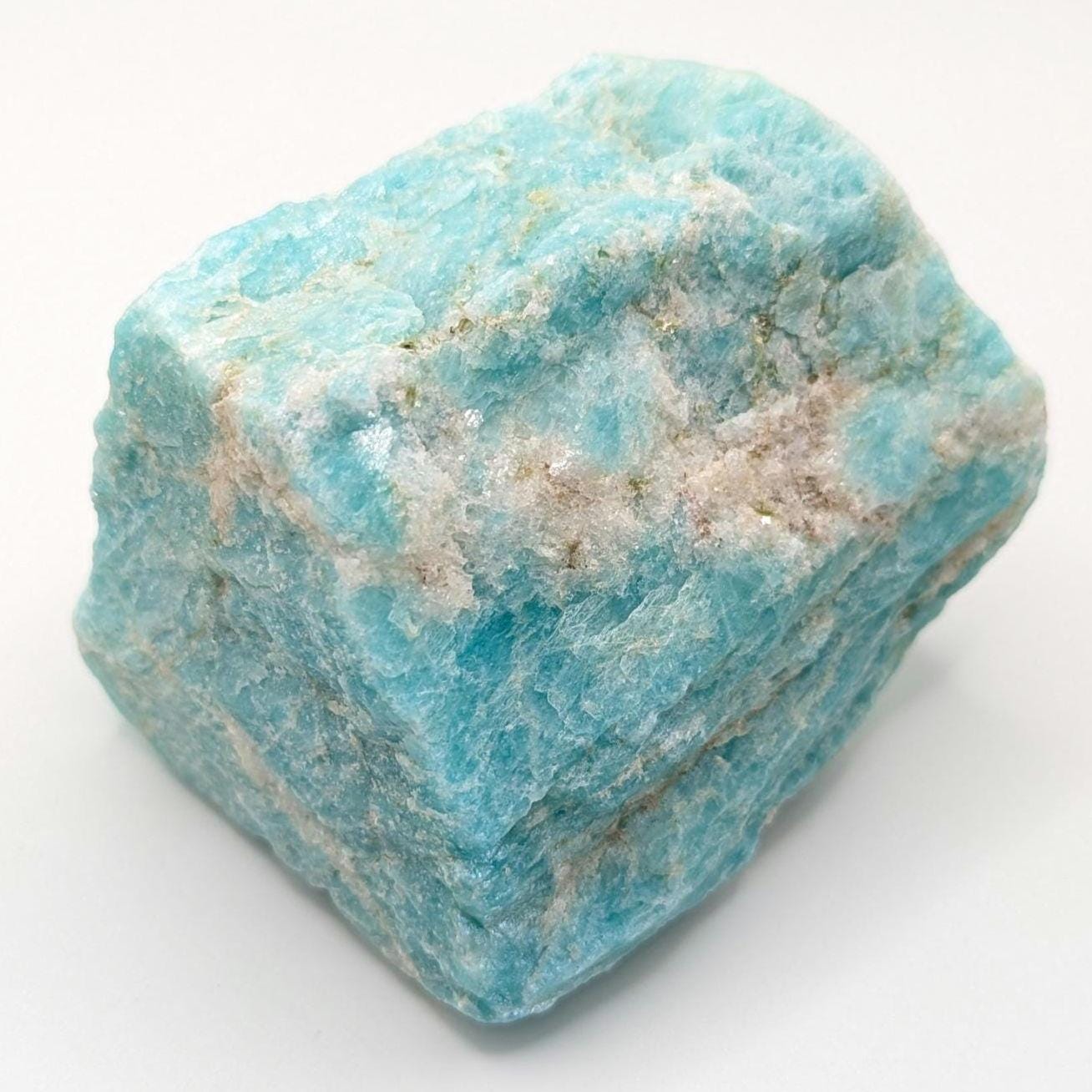 558g Amazonite with Muscovite - St-Ludger-de-Milot, Quebec, Canada - Natural Canadian Feldspar Specimen