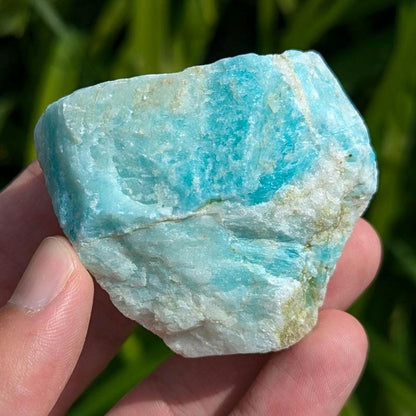 110g Amazonite with Muscovite - St-Ludger-de-Milot, Quebec, Canada - Natural Blue-Green Canadian Mineral Specimen