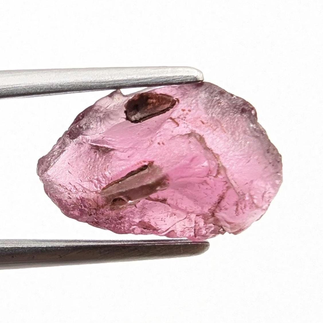 3.86ct Umbalite Garnet - Umba River Valley, Tanzania - Rare Natural Rhodolite Rough for Faceting