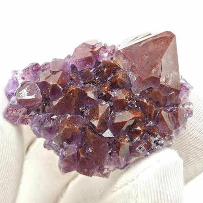 40g Thunder Bay Amethyst - Natural Hematite Coated Amethyst Mineral Specimen - Blue Points Mine, Pearl, Ontario, Canada