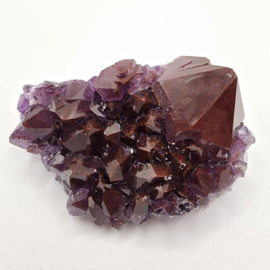40g Thunder Bay Amethyst - Natural Hematite Coated Amethyst Mineral Specimen - Blue Points Mine, Pearl, Ontario, Canada