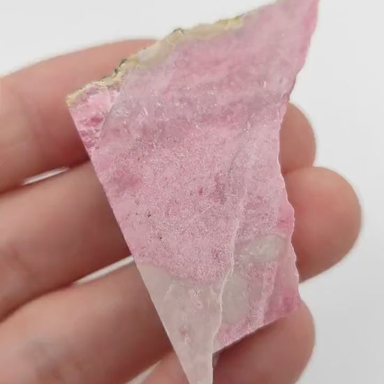 27.9g Rhodonite Slab from Yukon, Canada - Natural Pink Rhodonite Slab