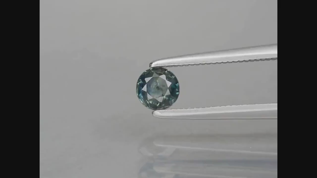 0.37ct SI1 Heated Blue Sapphire - Round Faceted Sapphire from Australia