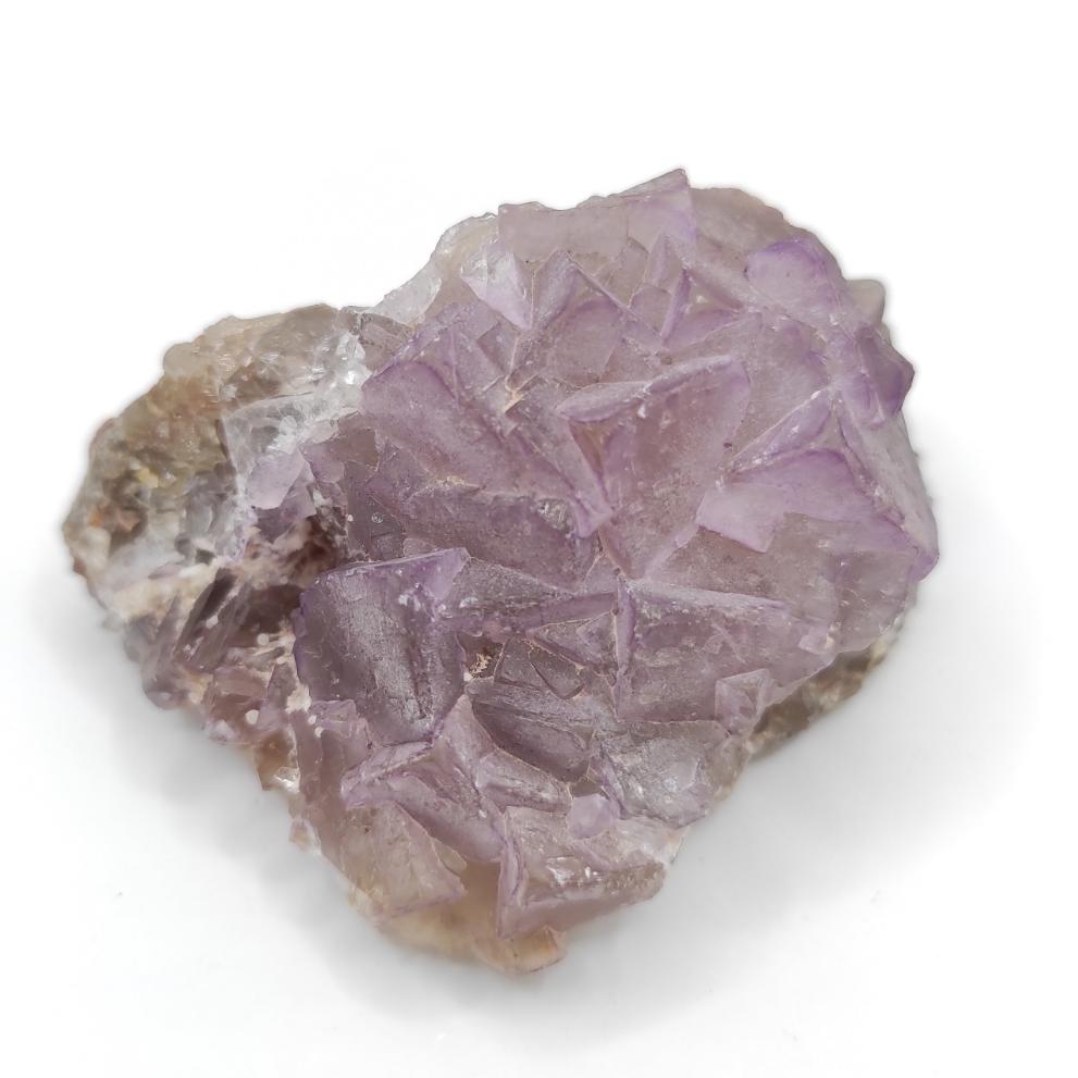 100 g de fluorita cúbica púrpura