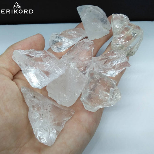 200g 1-2" Clear Quartz Lot - Natural Rough Clear Quartz - Raw Quartz Stones - Rough Quartz Gems - Bulk Clear Quartz - Healing Crystal Stones