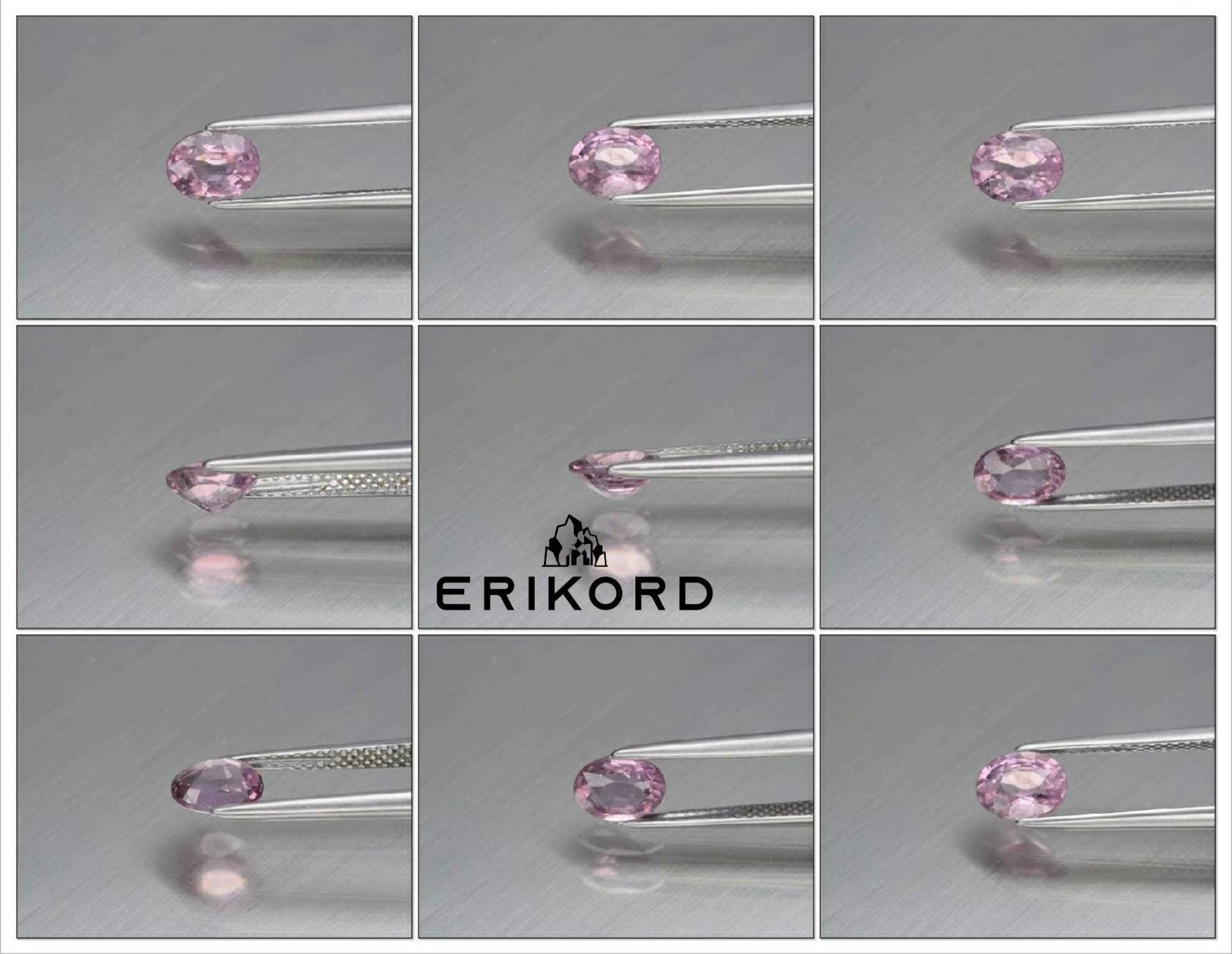 0.98ct Natural Spinel Gemstone Pink Spinel Mogok Heated Spinel Oval Faceted Loose Gemstones Oval Cut Spinel Gem Light Pink Gemstone