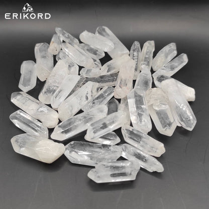 50/100/200g Small Clear Quartz Points (Polished) – Erikord Gems