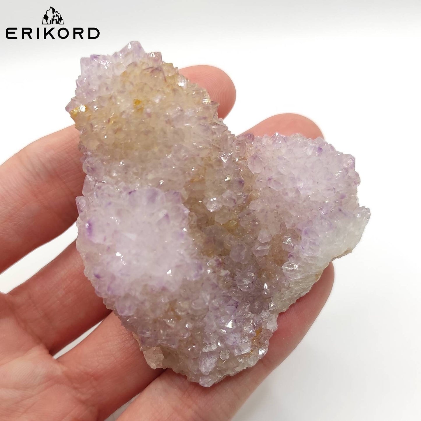 100g Purple Spirit Quartz Crystal Cluster Natural South Africa Mineral Specimen Natural Raw Quartz Cluster Healing Spirit Quartz Point Gem