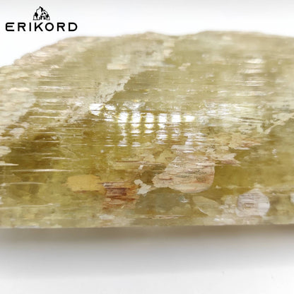 556g Green Kunzite Mineral Specimen Large Kunzite Crystal Raw Kunzite Afghanistan Gemstone Kunzite Point Heated Green Kunzite Crystals Gem