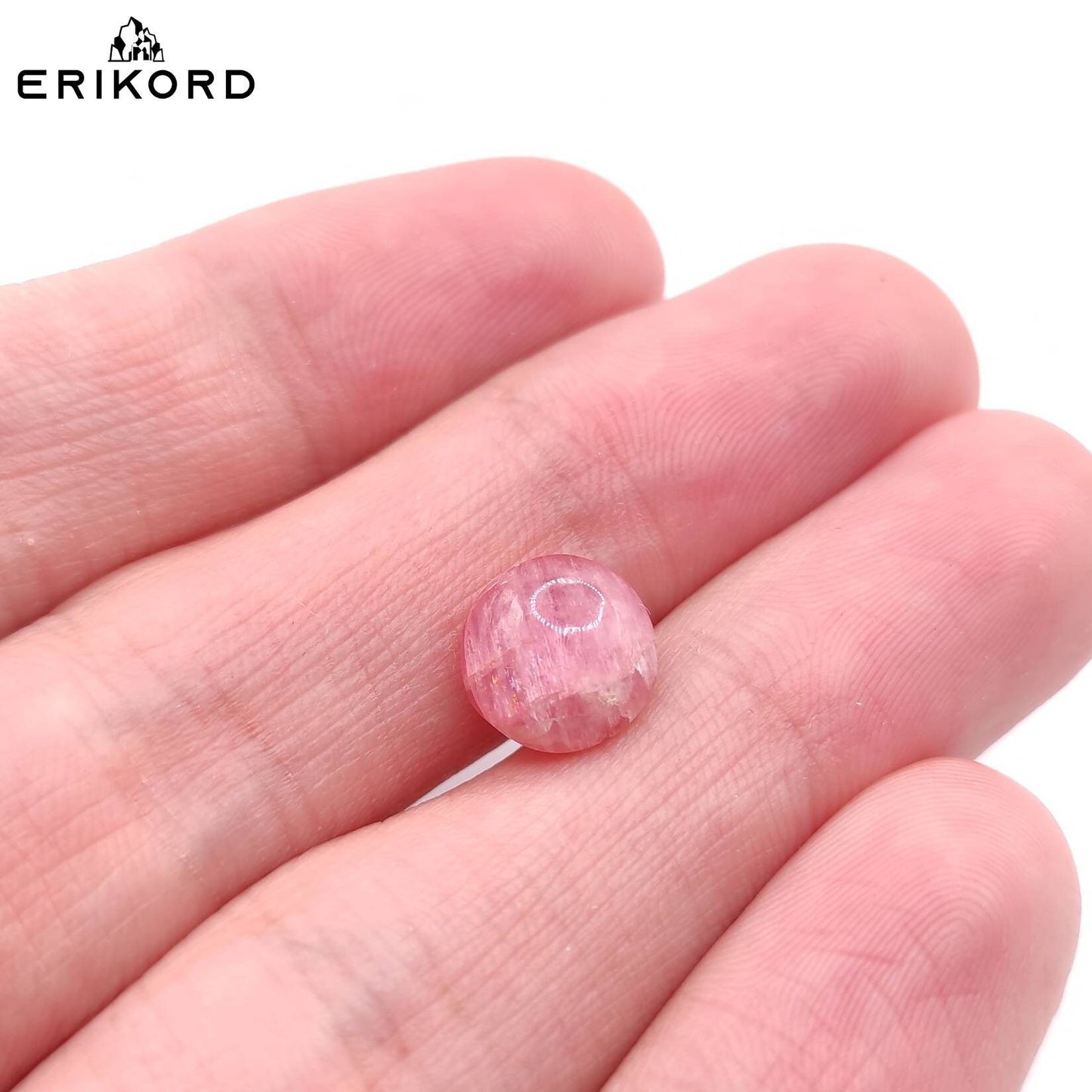 3.35ct Pezzottaite Super Rare Gems Round Polished Cabcohon Pezzottaite from Madagascar Raspberry Pink Beryl Gem Gemstone Natural Untreated