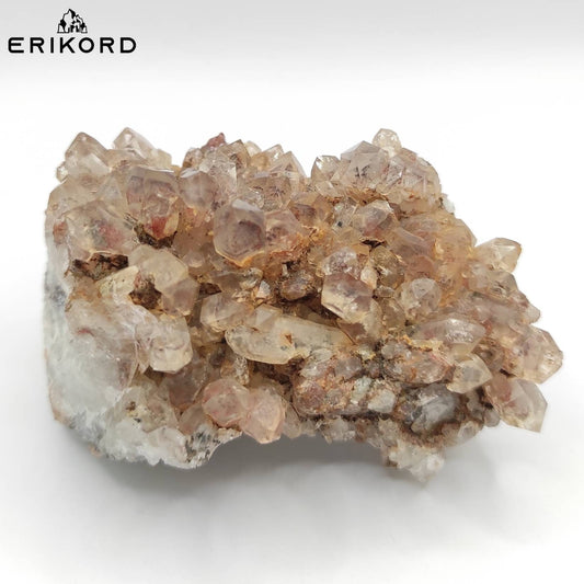 166g Orange River Quartz Crystal Natural Untreated Red Quartz from Orange River South Africa Quartz Raw Hematite Quartz Crystal Clusters Gem