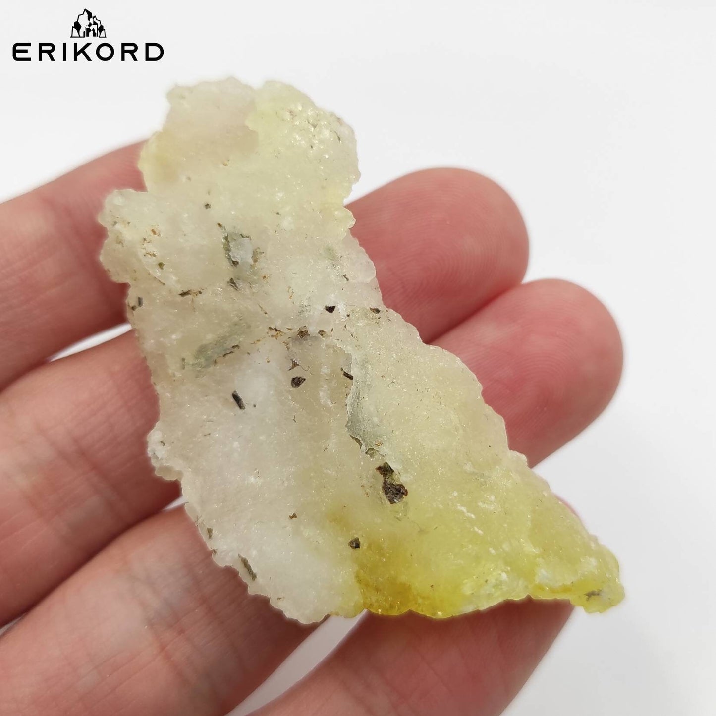 14g Brucite Specimen Yellow Brucite Vein Natural Mineral from Balochistan Pakistan Brucite Gemstone Raw Brucite Crystal Rough Gems Crystal