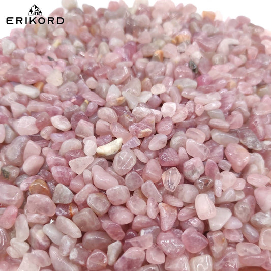 50/100/200g Pink Amethyst Gravel 7-12mm Polished Pink Amethyst Tumbled Stones Natural Madagascar Pink Amethyst Loose Gemstones Crystal Lot