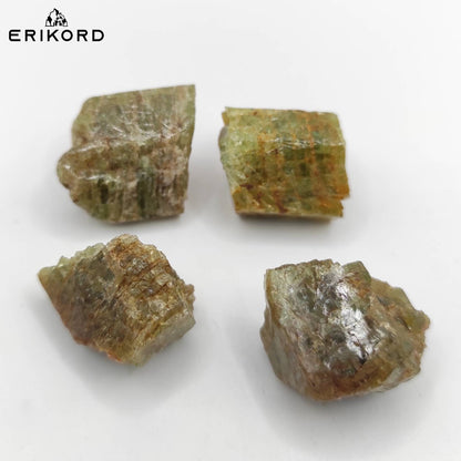 216ct Green Fluorapatite Crystal Lot Raw Green Apatite Gemmy Apatite Crystals Loose Gems Rough Gemstones Ontario Canada Gem Mineral Specimen