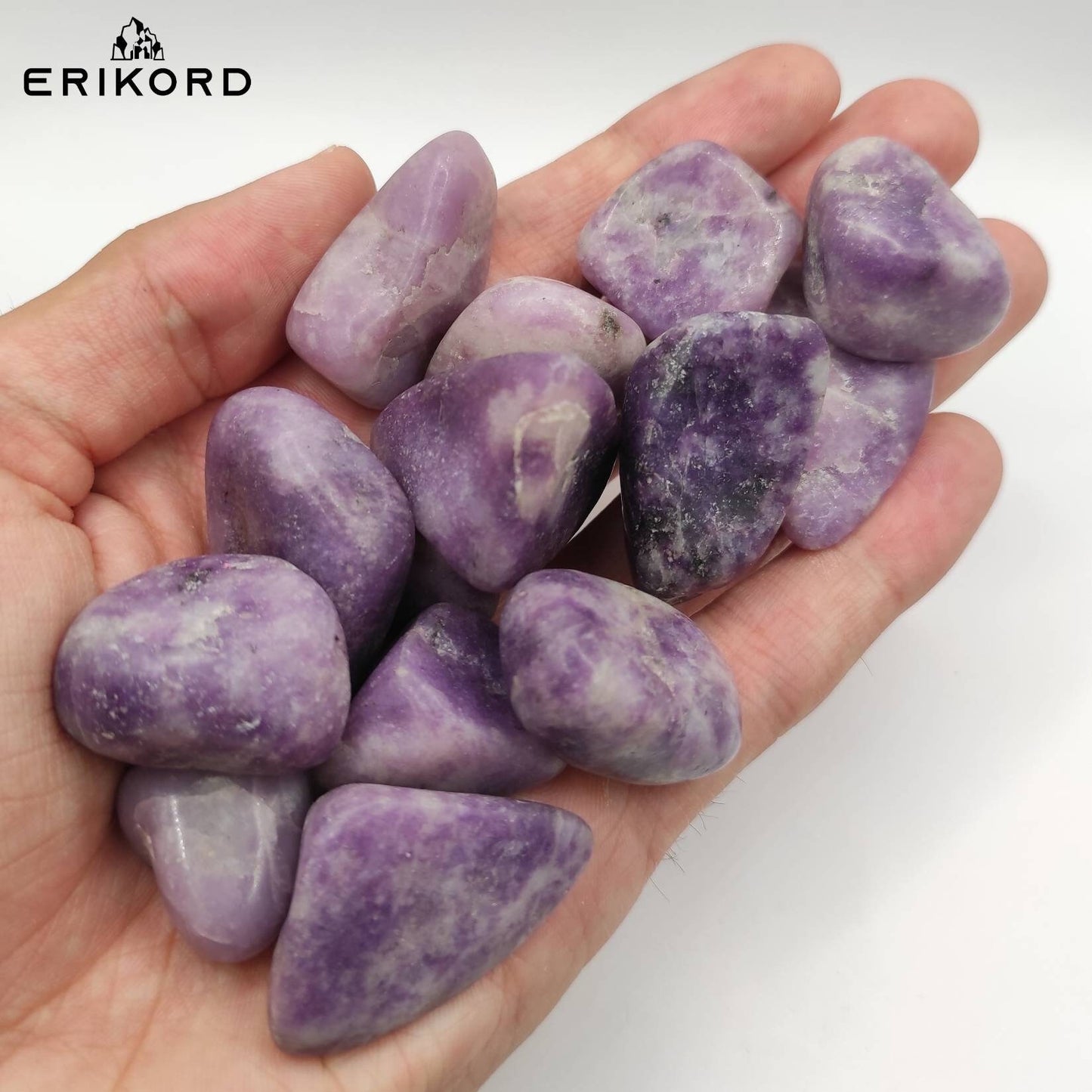 50/100/200g Lepidolite Tumbles 2-4cm Polished Purple Lepidolite Stones Brazil Lepidolite Natural Purple Crystals Tumbled Healing Crystals