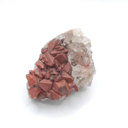 83g Hematite Quartz from Tinjdad, Morocco - Natural Red Hematite Quartz Crystal - Hematite Crystals - Raw Quartz Cluster - Rough Minerals