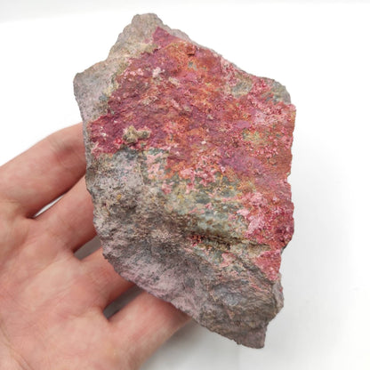 299g Roselite in Matrix from Bou Azzer, Morocco - Rare Pink Roselite Mineral - Rare Mineral Specimen - Natural Crystals - Rough Gemstones