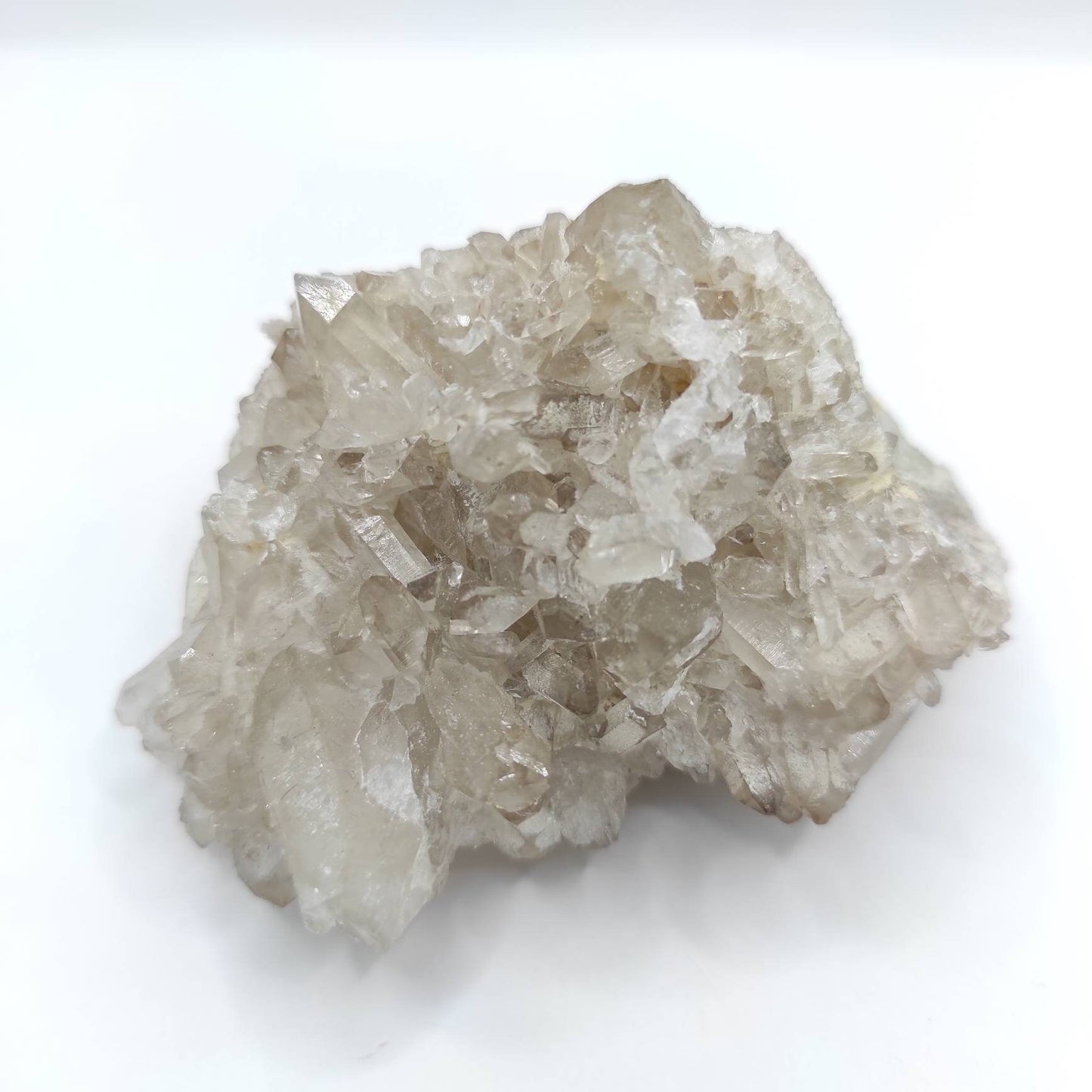 161g Natural & Unheated Smoky Quartz Crystal Cluster Raw Smoky Quartz Point Cluster Rough Quartz Crystals Thin Points Quartz from Pakistan